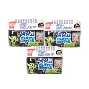 산도깨비 큰 냉장고 탈취제 숯성분 냉장고 냄새제거 420g x3개