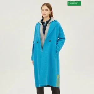 베네통 베스티 울 롱 코트 BACT52361BL