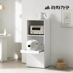 라자가구 에비아 렌지대 밥솥 주방 수납장 500/800/1200