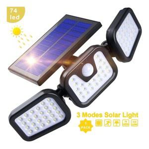 Solar Light 74led Rotating Ip5 6 with Motion Sensor