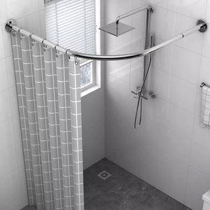 스테이 욕실 코너 방수 샤워 커튼봉 압축봉