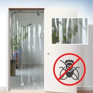 클리어 문어발 비닐커튼 PVC 파리문발 업소용 출입문 문발 문발커튼 여름문발 현관발