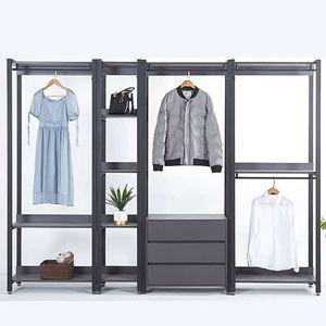 [아도라퍼니처]아도라퍼니처 심플 드레스룸 행거 선반 서랍장 C세트