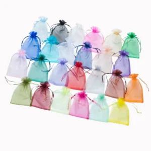 향 포푸리 오간자 주머니 복주머니 망사 포장지 선물 포장 복조리 스트링