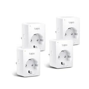 티피링크 Tapo P100M(4팩) 10A Wi-Fi 콘센트 IoT 스마트 플러그 구글홈 타이머 콘센트 절전