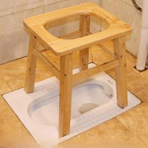 좌욕기 의자 변기 가정용 41cm 풋패드 40cm 찜질 구멍 1 휴대용 원목