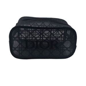 디올 블랙 매쉬 까나쥬 파우치