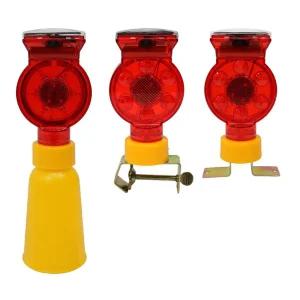 태양열 LED 경고등 콘 휀스 드럼용 자동 깜박이 솔라등 화물차 경광등 야간 현장 건설 퇴치 램프 점멸 위험