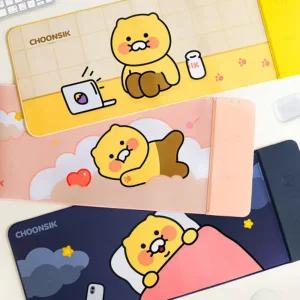 카카오프렌즈 춘식이 무선 충전 장패드 마우스패드 고속충전패드 카카오 캐릭터 학생 직장인 선물 단체선물 