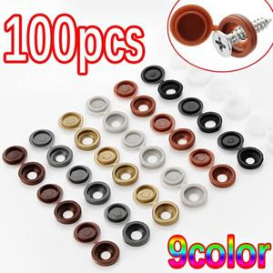 나사 볼트 커버 플라스틱 캡 하이 퀄리티 힌지 보호 캡 단추 자동차 가구 장식 너트 볼트 하드웨어 100 개