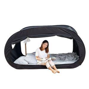 암막텐트 기숙사 1인용 침대 벙커 텐트 통기성 원룸