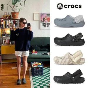 [크록스]정품 당일배송 크록스 방한 인기털슬리퍼 4종택1