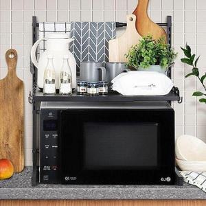 전자레인지 에어프라이어 밥솥거치대 길이조절 오븐다이 선반B