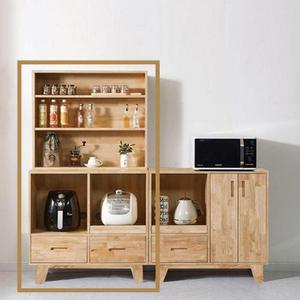 GD16 풀세트 고무나무 서랍형 천연UV코팅 렌지대 원목