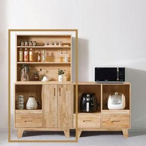 원목 GD15 천연UV코팅 풀세트 고무나무 렌지대 도어형