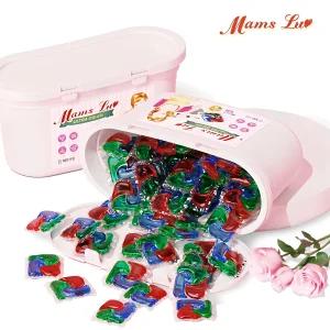 맘스럽 울트라 퍼퓸 캡슐세제16gX100개입 [8배 초고농축 세제원액 국내생산 프리미엄 3in1 대용량 실내건조