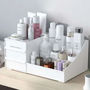 책상위 화장대정리 미니서랍장 3단정리대 로션 향수수납장