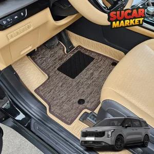 슈카마켓 2025 더뉴 카니발 4세대 페이스리프트 리노 가죽 매트 뉴 코일 모노륨 장판효과 7인승 9인승