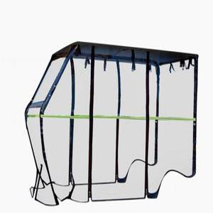 전동차 투명 천막 캐노피 비닐커튼 3륜 바람막이 4륜 커튼 블랙거울 노인 전동스쿠터