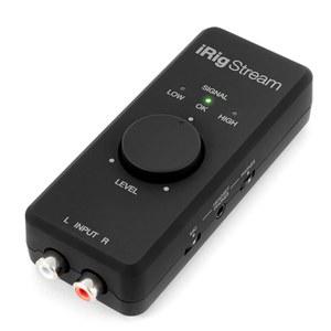 [미국배송] IPHONE IPAD MAC IOS 및 PC용 IK 멀티미디어 IRIG 스트림 스테레오 오디오 인터페이스(USB-C LIGHTNING USB를 사용하여 믹서 스튜디오 장비에서 24비트 48KHZ 녹음 가능)