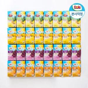 Dole 돌 프리미엄 주스 버라이어티팩 32입 (4종 8팩씩) 100% 과즙 주스 맛보기 세트