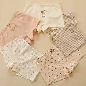 [빌도르] 식빵버니 5매 여아 드로즈 사각 아동 키즈 어린이 팬티 세트