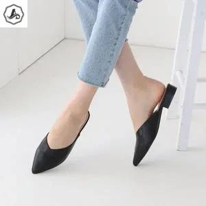 [애슬릿] 여성 뮬 블로퍼 슬리퍼 빅사이즈 플랫 캐주얼