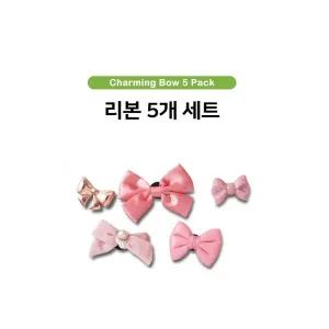 [에스키즈][크록스] 리본5개 지비츠 세트 / 10013139-ZZ_DG