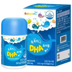 [베이비락] 톡톡하니 DHA 츄어블(500mg 90캡슐)