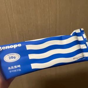 베노프 단백질바 프로틴 간식(쿠키앤크림 60g 10개입)