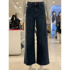 25S캘빈클라인 여성 울트라 하이라이즈 와이드 다크 데님 팬츠 47B936G U3N