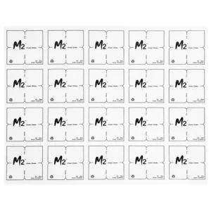 [아우트]타일카페트 사무실매트 스티커 20매