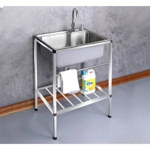 간이 개수대 스테인리스 세면대 베란다 카페 싱크대 이동식 원룸