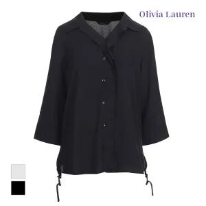 [올리비아로렌] 스트링 아우터형 블라우스_VOCNLWF7436
