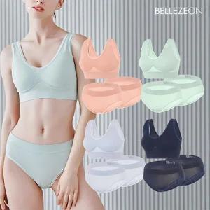 [벨레즈온] 심리스 파스텔 브라팬티 12종패키지