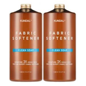 쿤달 3배 초고농축 섬유유연제 클린솝 1580ml 2개 DC