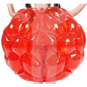 60cm 레드원형60cm 단합대회 근육발달 버블슈트 야외 레크레이션 에어볼
