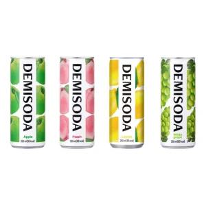 데미소다 애플 피치 레몬 청포도 250ml 30캔