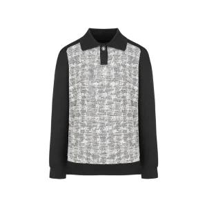 [올리비아하슬러] 트위드 타입 카라 블라우스_OHDWBL201