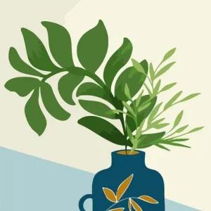 올리브 세트 유화그리기 팝아트 잎 diy 40x50 (3PpeH)