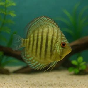 터콰이즈 디스커스 2마리