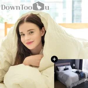다운투유 폴란드구스S 850FP솜털94 0.9k+이불커버 한파용