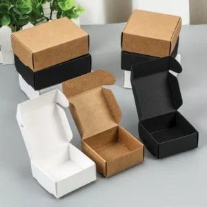 무지 미니 선물 박스 단 상자 6종 크라프트 종이 크래프트 원터치 작은 정사각 포장 답례품 싸바리박스 BOX