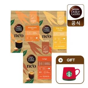 네스카페 돌체구스토 네오 캡슐커피 12캡슐 4박스 2+2 골라담기 (홀리데이 머그 350ml 증정)