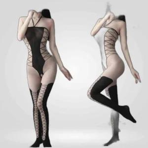 속옷 망사 섹시 이벤트 바디 그물 전신 스타킹 속옷 성인 크리스마스