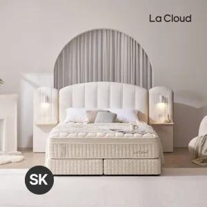 [라클라우드] SK 라르테 프리미엄 호텔식 패브릭 슈퍼킹침대(프레임+매트)