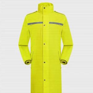 고품질 아웃도어 원피스 레인코트 롱코트비옷 옐로우