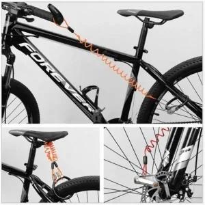 자전거 도난 방지 브레이크 안장 자물쇠 와이어