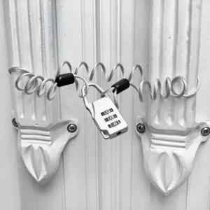 자전거 와이어 자물쇠 완벽 비밀번호 킥보드 캐리어 잠금 장치