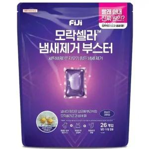피지 모락셀라 냄새제거 부스터 26입 코튼향 세제 청소용품